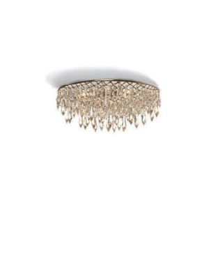 Anthologie Quartett Crystal Rain Deckenleuchte rund Durchmesser 120 cm