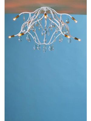 Anthologie Quartett Jahreszeiten Winter Deckenleuchte 90 cm, weiß