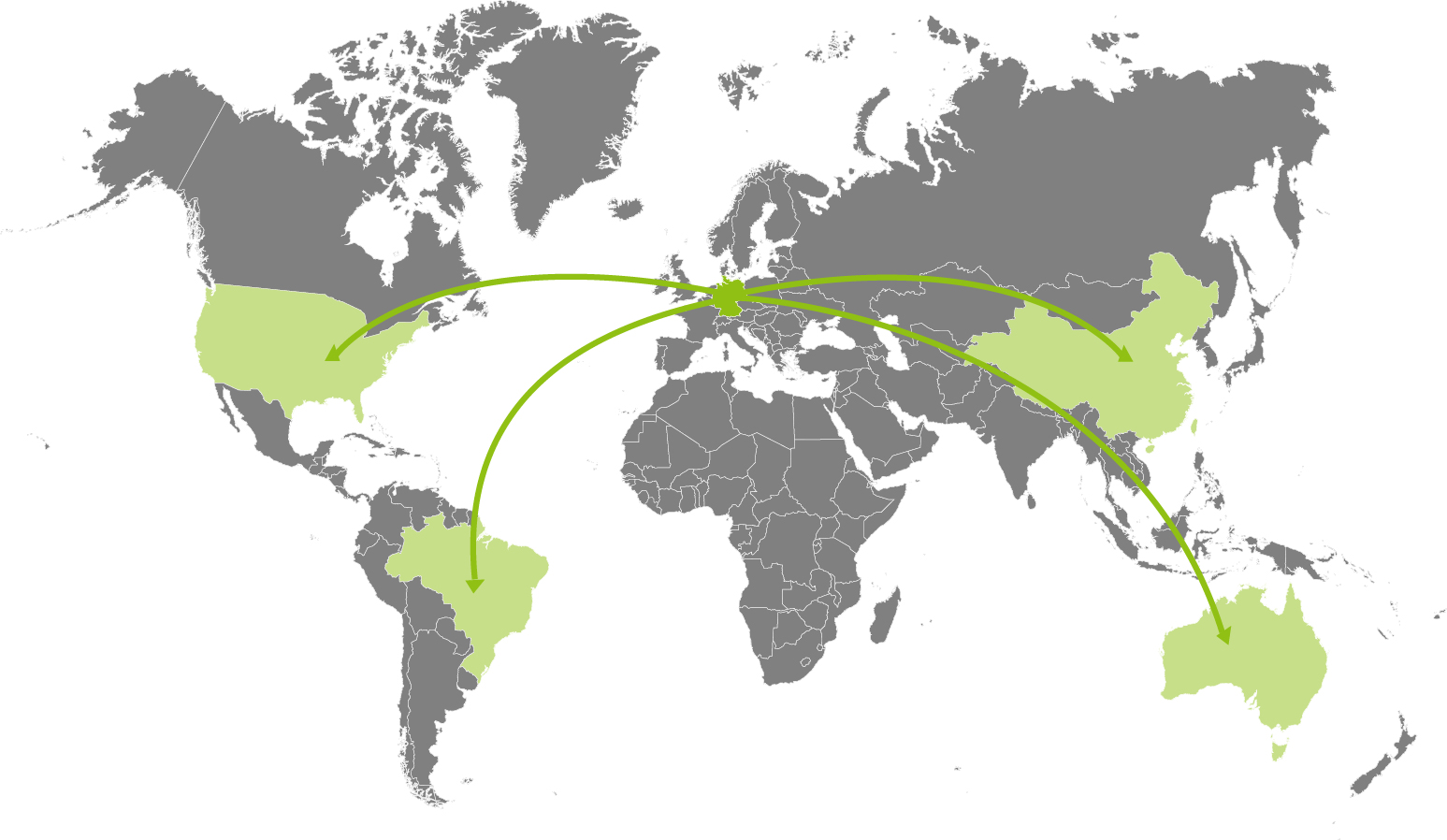Weltweiter Export